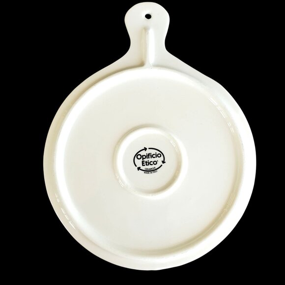 Opificio Etico Ceramic Cheese Antipasti Cutting Board Wine Theme Made in Italy - Picture 3 of 11